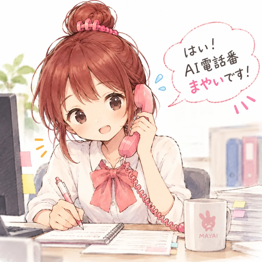 電話に出るまやいちゃん